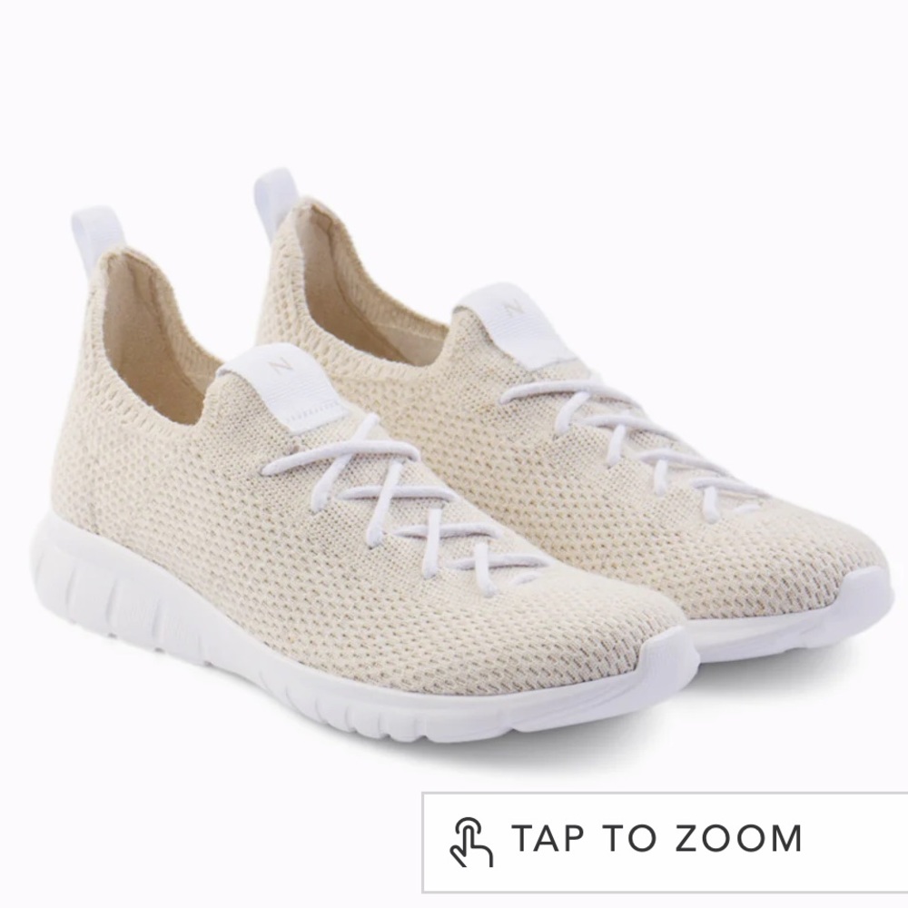 Nisolo Women's Athleisure Eco-Knit Sneaker Linen